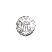 USC Trojans Silver and Black Seal Pin